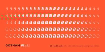 Gotham Font Poster 12